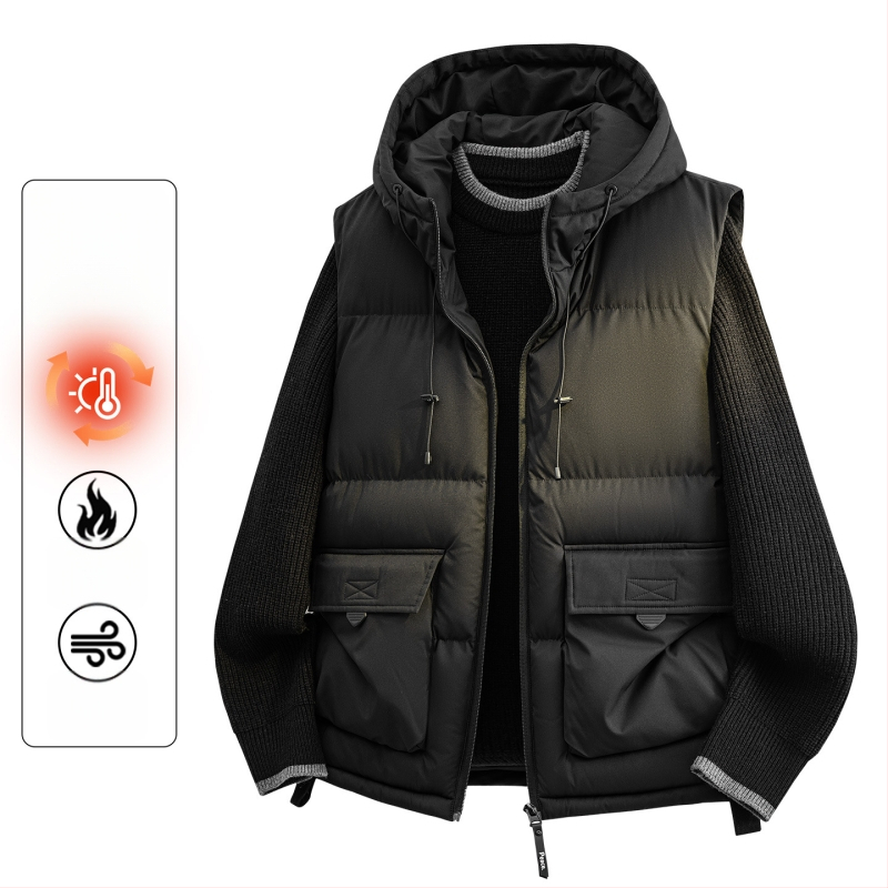 Kapucňová bavlnená bunda v korejskom štýle, priliehavý strih, hrubá bavlnená výplň; vonkajší polyester, podšívka polyester, bočné vrecká