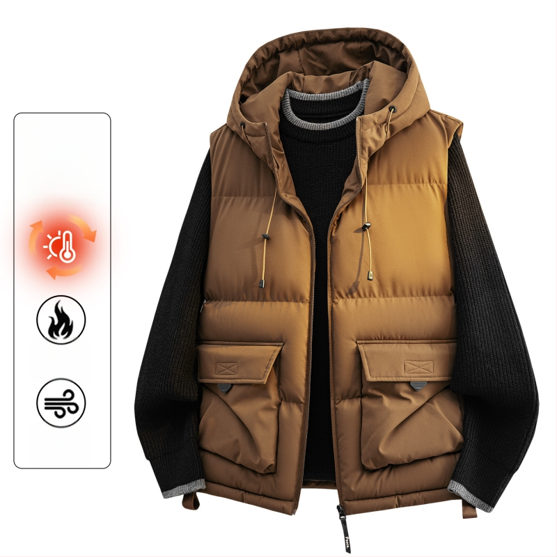 Kapucňová bavlnená bunda v korejskom štýle, priliehavý strih, hrubá bavlnená výplň; vonkajší polyester, podšívka polyester, bočné vrecká