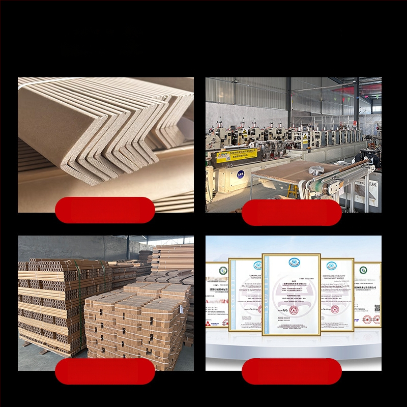 L-tvarovaný papierový ochranný roh, materiál: kraftový papier + gáza papier, proces: ochrana rohu papierom, značka Brown Shuo, pôvod: Shandong Zibo