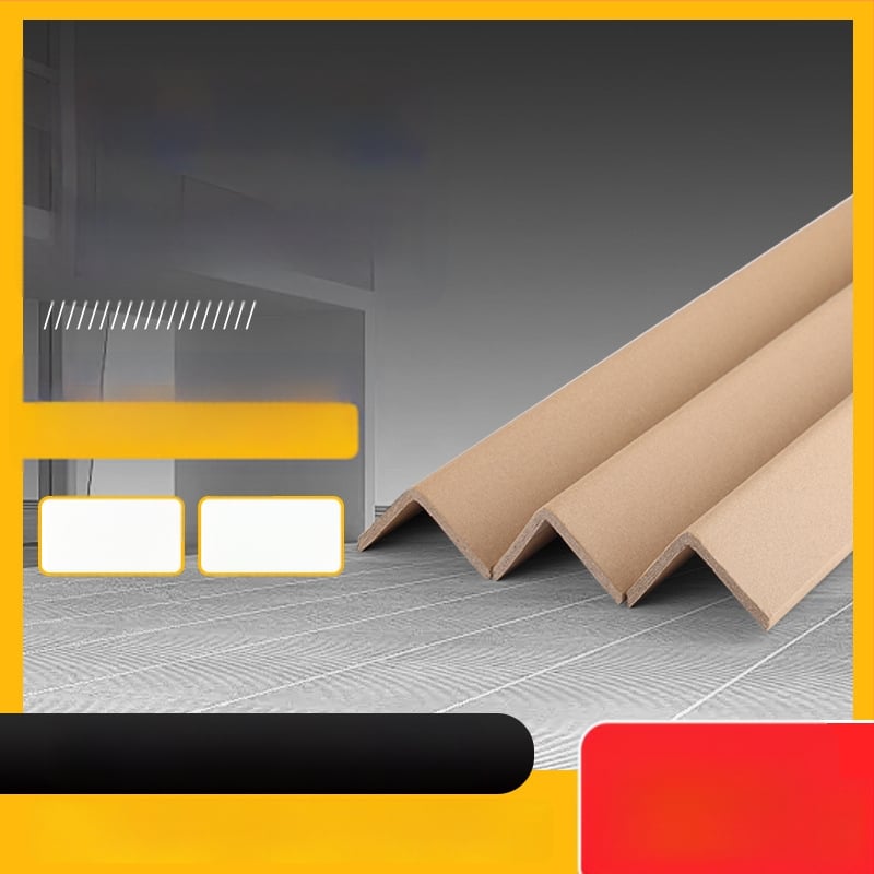 L-tvarované papierové rohové ochranné pásky pre sklenený nábytok, domáce spotrebiče a rámčeky na fotografie — z kraftového papiera a rolovacieho papiera, vlastná úprava, tlač loga k dispozícii