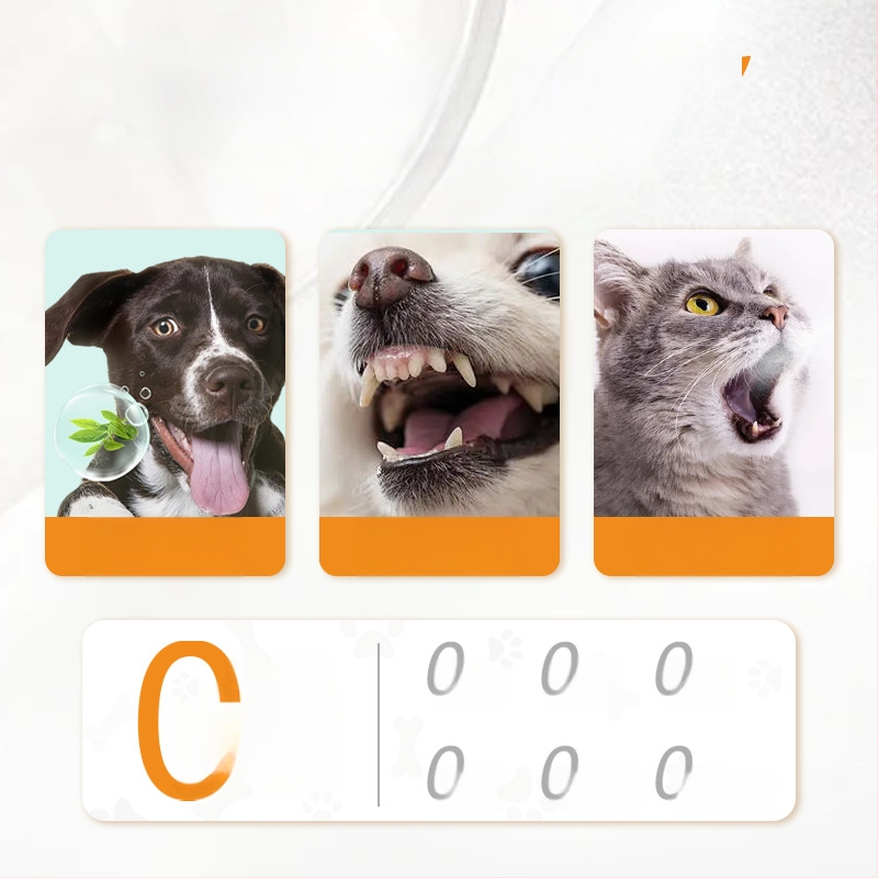 sprej na ústnu hygienu pre domáce zvieratá – pre mačky a psy, antibakteriálny a protizápalový, svieži dych, odstraňuje zubný kameň a škvrny, starostlivosť o ďasná