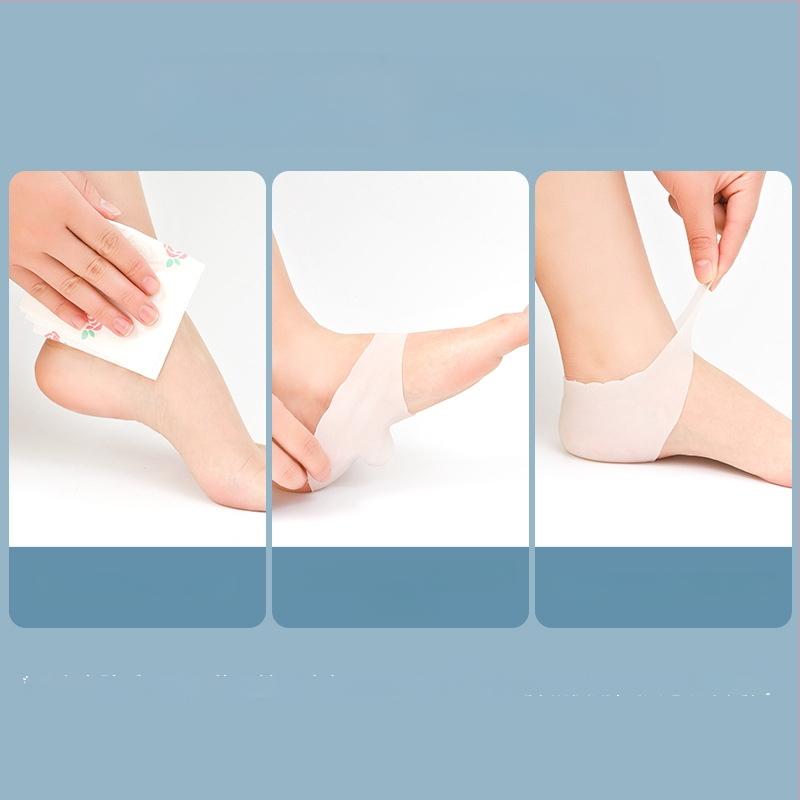 Silikónové návleky na päty – hydratačné ošetrovacie ponožky pre ženy (Značka Pengyi; Model CBHJT; Materiál: Iné; Ročné obdobia: Celý rok; Štýl: Bežný / Denný)