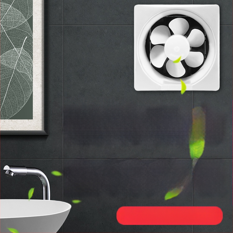 Okno s lamelovým výfukovým ventilátorom – 230x230 mm, 220V, 50Hz, Zavesená montáž