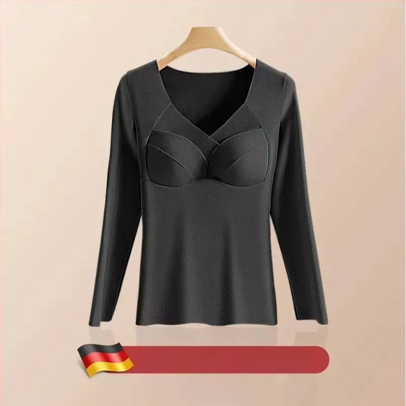 Jednodielne termo spodné oblečenie s vstavanou výplňou na hrudník, vnútorné fleece, dlhé rukávy, vykurovacia funkcia