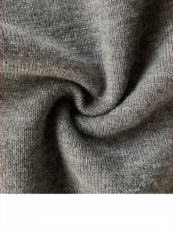 Kardigan patchwork detailiga, kašmiir-puuvillasegu segu, ümmarguse kaelaga, pikkade varrukatega