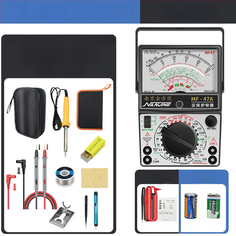 MF47A Механичен аналогов мултиметър — висока прецизност, игловиден индикатор, модел MF47A