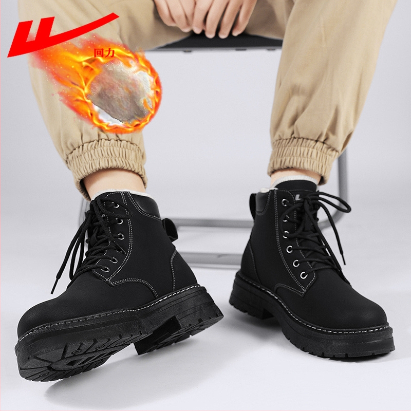 Martin čižmy – PU vrch, podšívka z umelej krátkej chlpatiny, nepremokavé a teplé