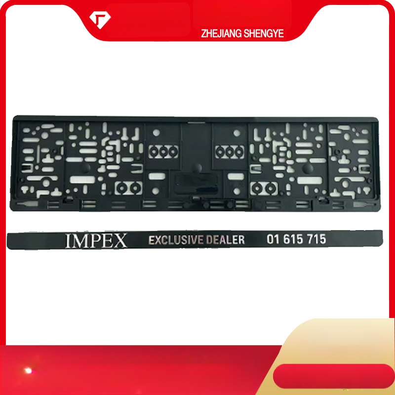 Plastový rám na registračnú značku auta, modely SY a SY01; diel sy101; značka Shengye