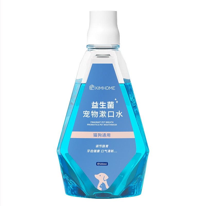 KIMHOME Ústna voda pre domáce zvieratá – Svieži dych, Odstránenie škvŕ zo zubov, Starostlivosť o ďasná, Všeobecné použitie