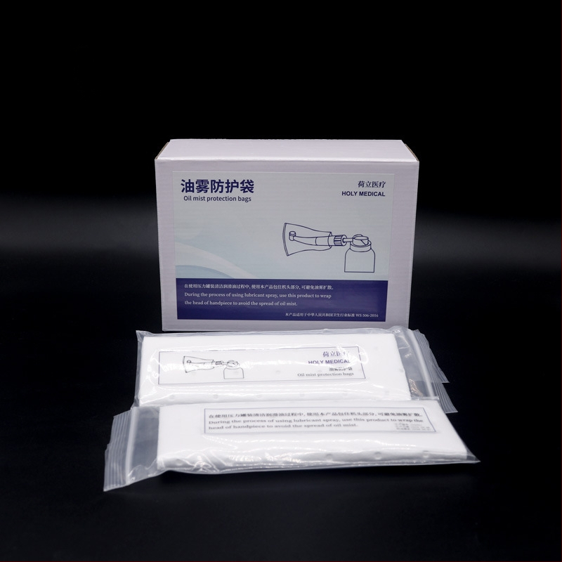 Zobu aizsargājošā soma eļļas miglai - sanitārā izolācija pieaugušajiem, neto saturs 25 g, zīmols Heli, iepakojumā 10 gab. kastē