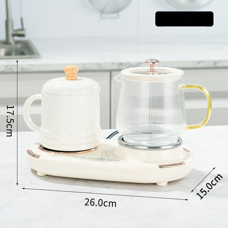 Zdravá kanvica na čaj s skleným telom, dotykové ovládanie, 220V, 15-360W, 1-2 osoby