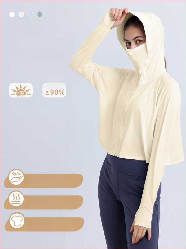 Išorinė vėjo striukė su gobtuvu dviračių sportui, nailono audinys, UPF50+, lengva, vienos spalvos raštas