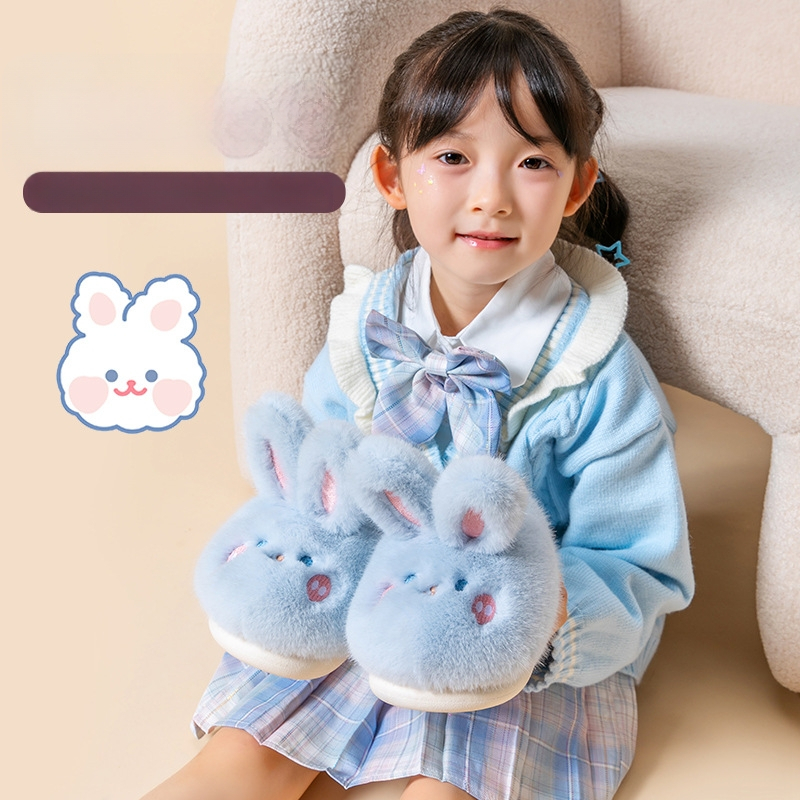 Laste puuvillased sussid talveks — soojad, mitte libisev PVC talla, fliisist vooder, multikas muster, suletud kanna, sobivad 4-12-aastastele.