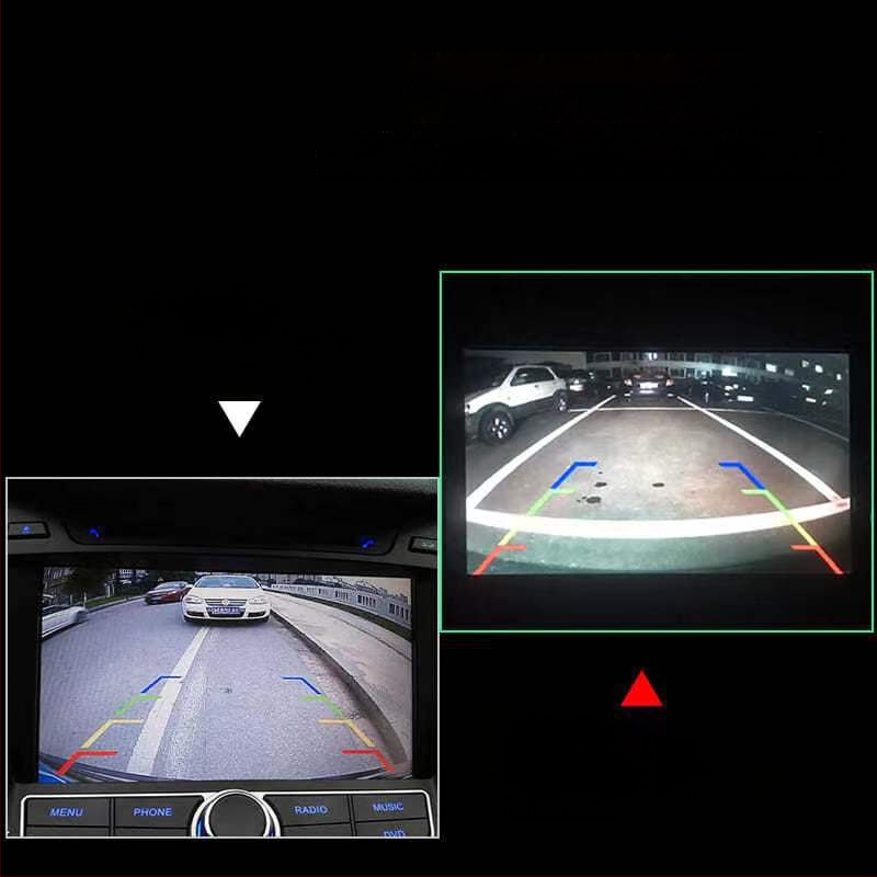 AHD kaamera tagurdusvaatele fisheye objektiiviga, 720P, 12V, 90° reguleeritav nurk, CVBS