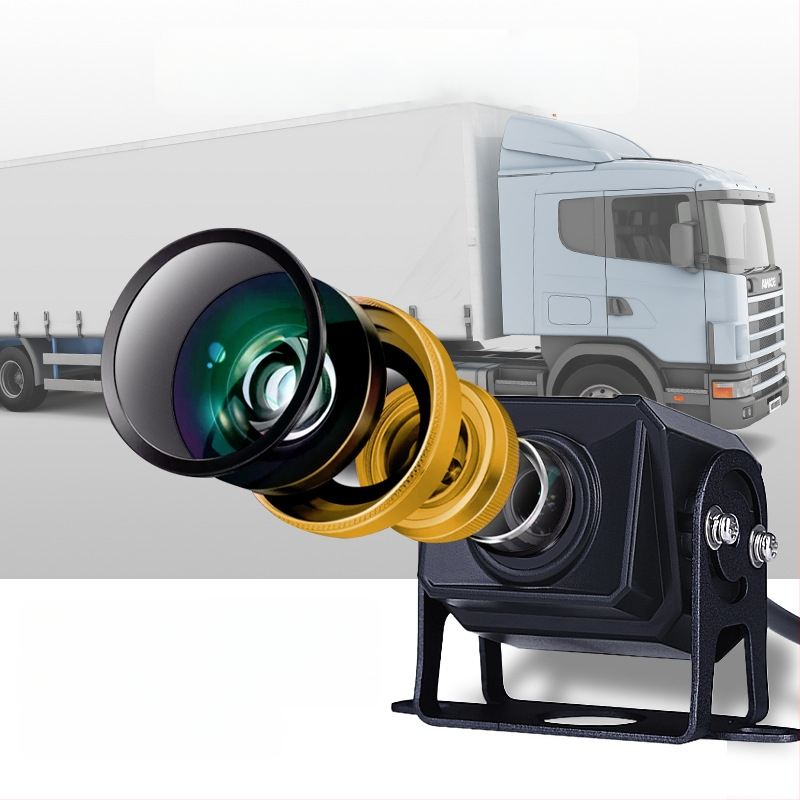 Cúvacia kamera pre nákladné vozidlá a autobusy, 1920x1080 AHD, 12V, 170° uhol záberu, vhodná pre nákladné vozidlá, autobusy a vysokozdvižné vozíky