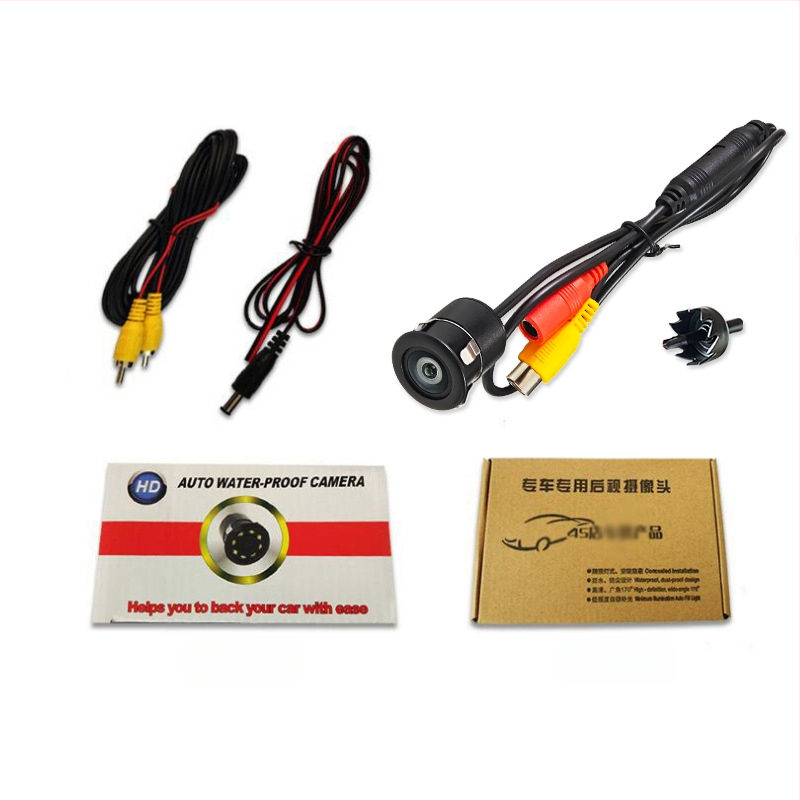 Auto spätná kamera - HD 720P (AHD), nočné videnie, nepremokavá, široký uhol 170°, napájanie 12V