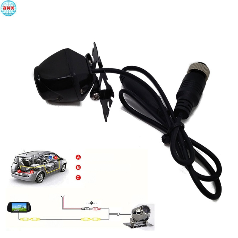 Kamera do cúvania auta, 1080P, široký uhol, IP67, vodotesná, 24V