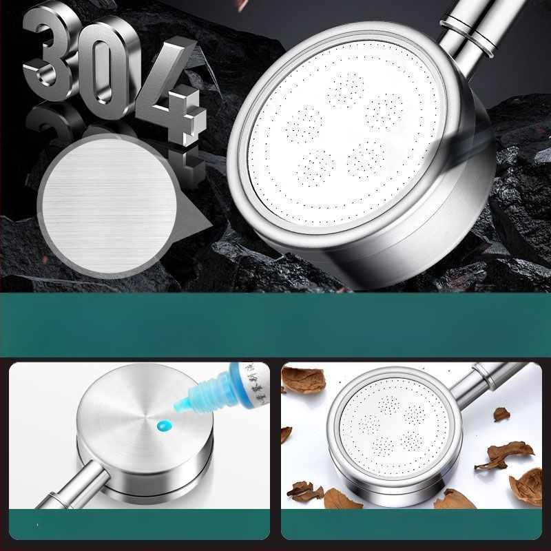SUS304 nerezová oceľ tlaková sprchová hlavica s funkciou dažďa, CE certifikát