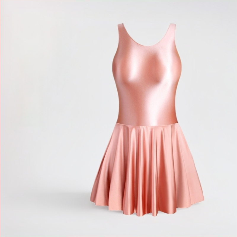 Dámske tanečné oblečenie - Spandex látka (80%), podšívka Milk Silk (80% polyester); vhodné pre balet, latino tance, ľudové tance a sálový tanec.