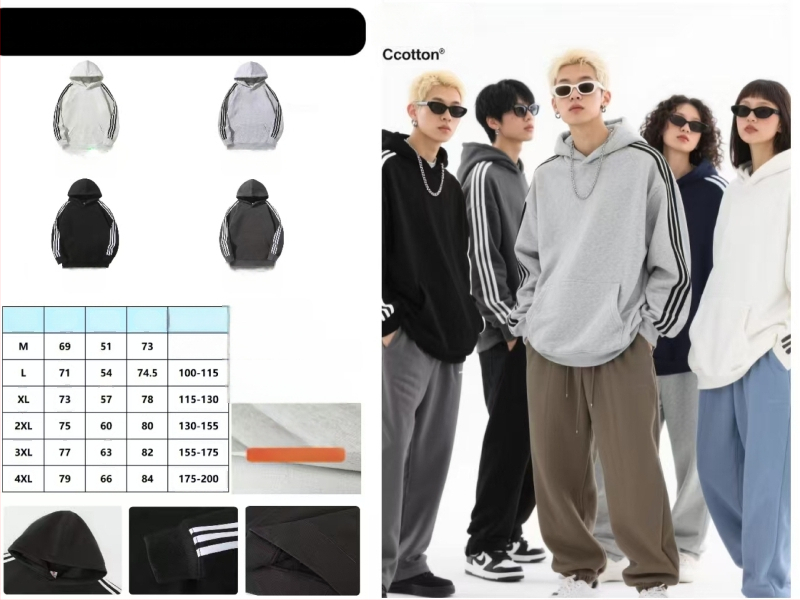 Pánska ťažká mikina s vyšitým logom, pulóvrový dizajn, kapucňa, fleece podšívka, bavlna 51-70%, 3D klokanové vrecko