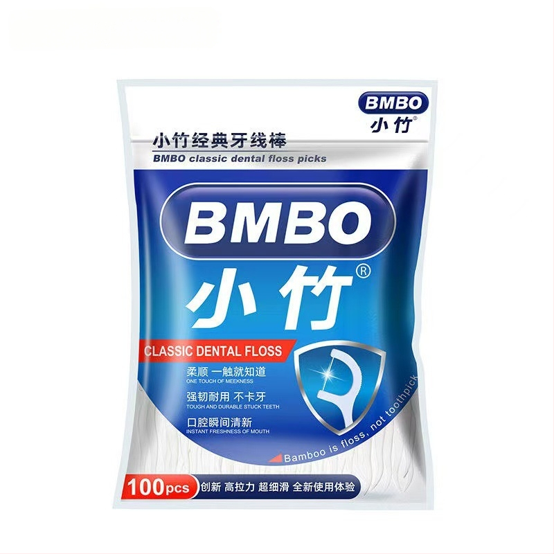 Xiaozhu jednorázové zubné špáracie tyčinky – vysoká elasticita, ultra tenké vlákno, plastový materiál, 100 ks na krabičku