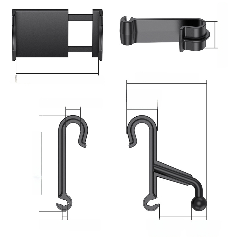 Automašīnas telefona turētājs ar saliekamu nelielu galdu, plastmasas korpuss, uzstādīšana ar ievietotu karti, universāla saderība, zīmols Shunwei