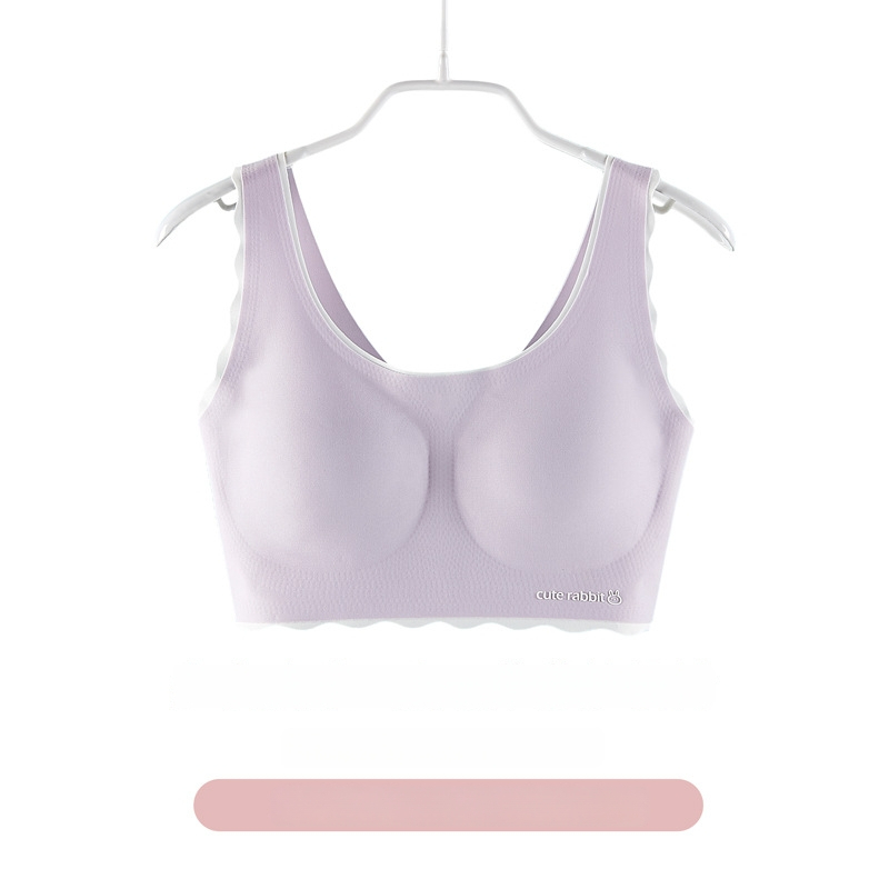 Podprsenka pre dievčatá vo vývine: nylon-spandex tkanina, plný košíček s tenkou tvarovanou výplňou, pevné dvojité ramienka, priedušná a pohodlná, pre vek 12–15 rokov.