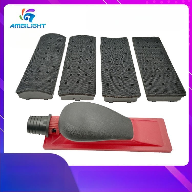 Can Jie vákuová ručná brúska doska, odnímateľná doska — pre auto, nábytok, jade, kov, drevo; hmotnosť 493 g