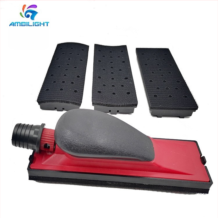 Can Jie vákuová ručná brúska doska, odnímateľná doska — pre auto, nábytok, jade, kov, drevo; hmotnosť 493 g