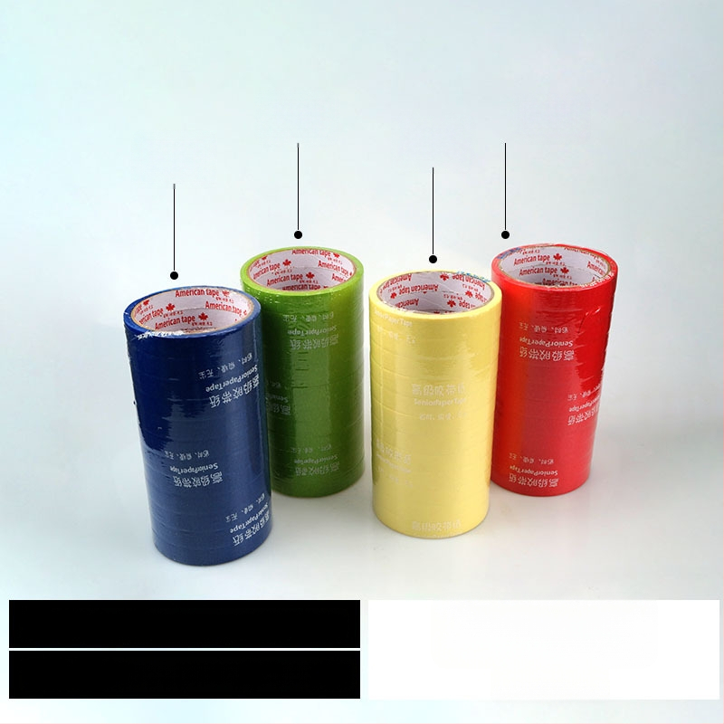 Maskovacia papierová páska na lakovanie auta — Niuka Gang, krycie striekanie, podklad: papier, 1,4 kg na kartón, stredná tepelná odolnosť