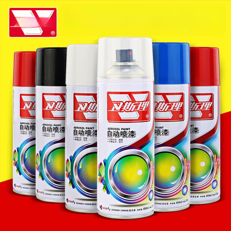 Wesley Ručne spray farba - Pero na opravu škrabancov pre autá a bicykle, samo-farbenie