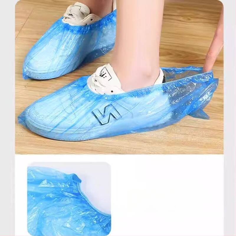 Jednorázové návleky na topánky pre domáce použitie, hrubé, vodotesné, odolné voči opotrebeniu, protišmykové, plastové