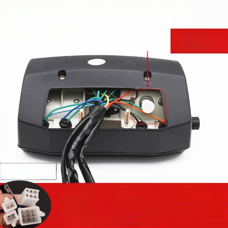 Stari model WY125-A-C-F – instrument ploča za motocikl WY125 (mehanički i elektronički)