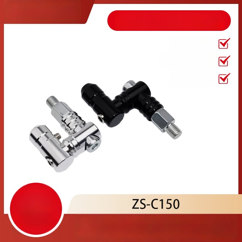 Zrkadlo spätné na motorku ZS-C150, ploché sklo, hliníkový povrch, CNC skrut pre zrkadlo, kompatibilný so všetkými motorkami