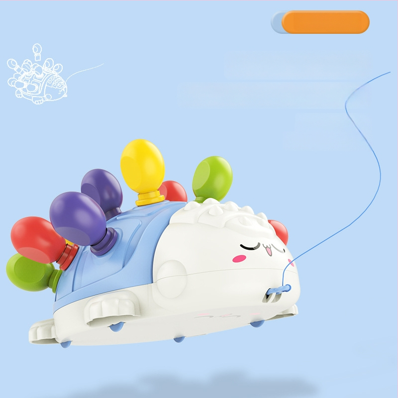 Puzzle s vkladacím ježkom pre batoľatá - plast, značka Le again, balenie farebná krabička, vhodné pre 4-6 rokov, rozvíja jemnú motoriku a koordináciu ruka-oko