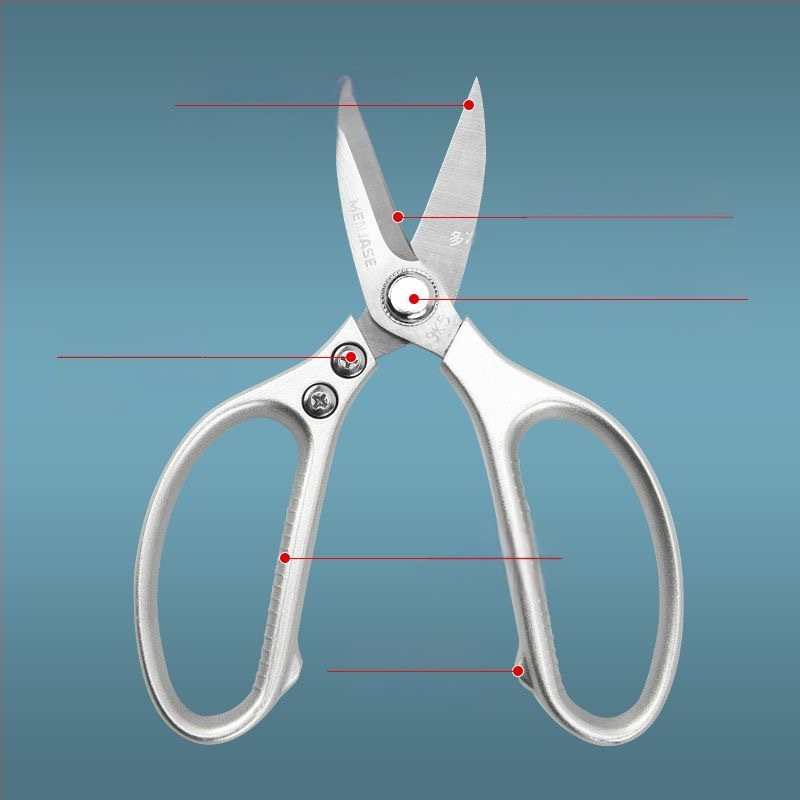 Kuchynské nožnice z nerezovej ocele, celá oceľová konštrukcia, na domáce použitie, prispôsobiteľné, moderný minimalistický štýl