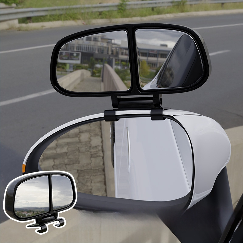 Carfu spätné zrkadlo do auta so širokým zorným poľom, HD obrazom a pomocným zrkadlom pre slepé miesta