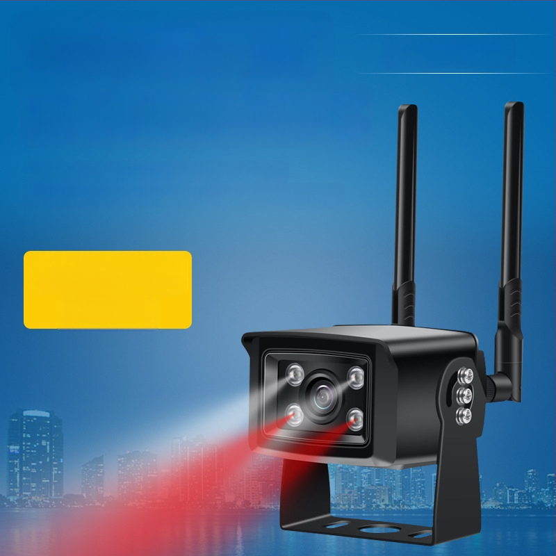 Automobiļa ūdensizturīga bezvadu uzraudzības kamera ar WiFi/4G, 2.8mm objektīvs, alumīnija korpuss, GB28181