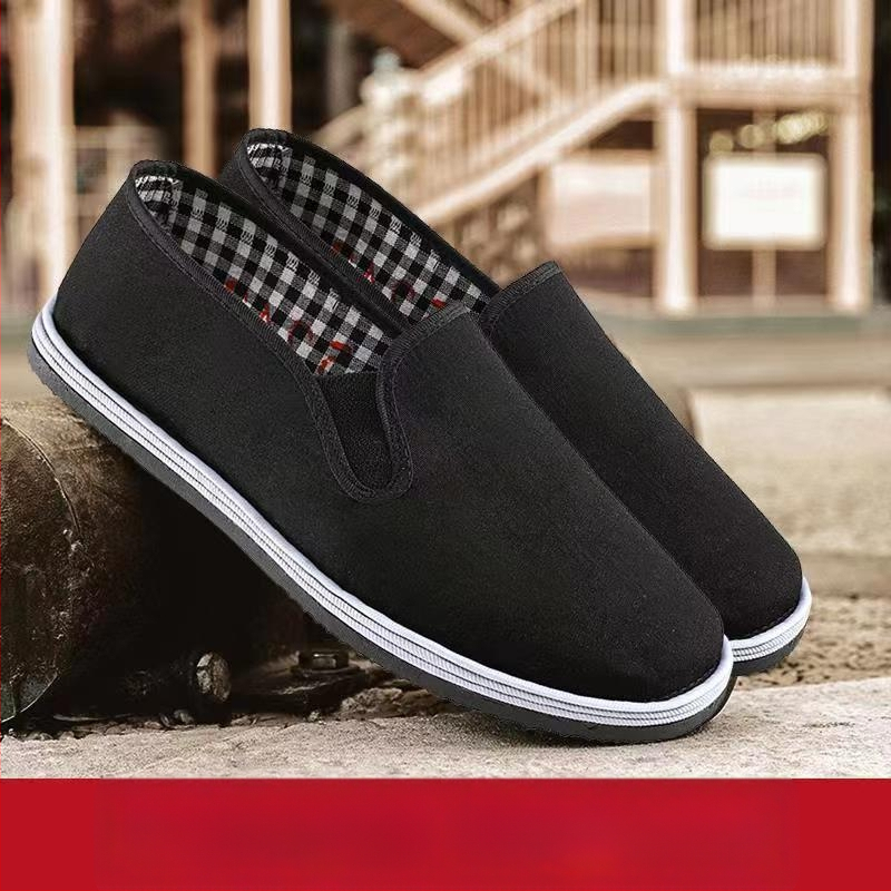 Textilné ploché topánky – guľatý nos, bavlnená vrchná časť, nízky strih, priedušná podrážka, lisovaná podrážka