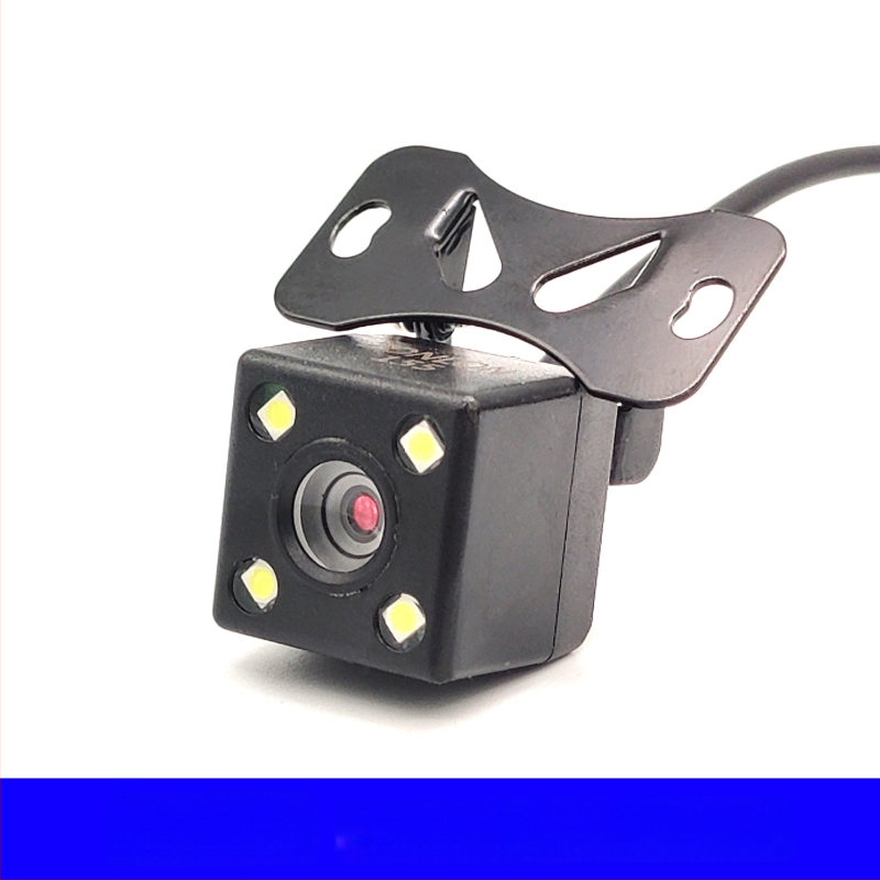 Sõiduki tagumise vaatekaamera, 4 LED öise nägemisega, 170° lai nurk, välisk CCD, 12V toide, peegeldatav pilt