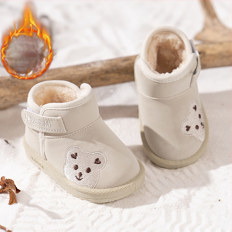 Členkové topánky z umelej kože HY-4, európsko-americký štýl, pre deti 1-6 rokov