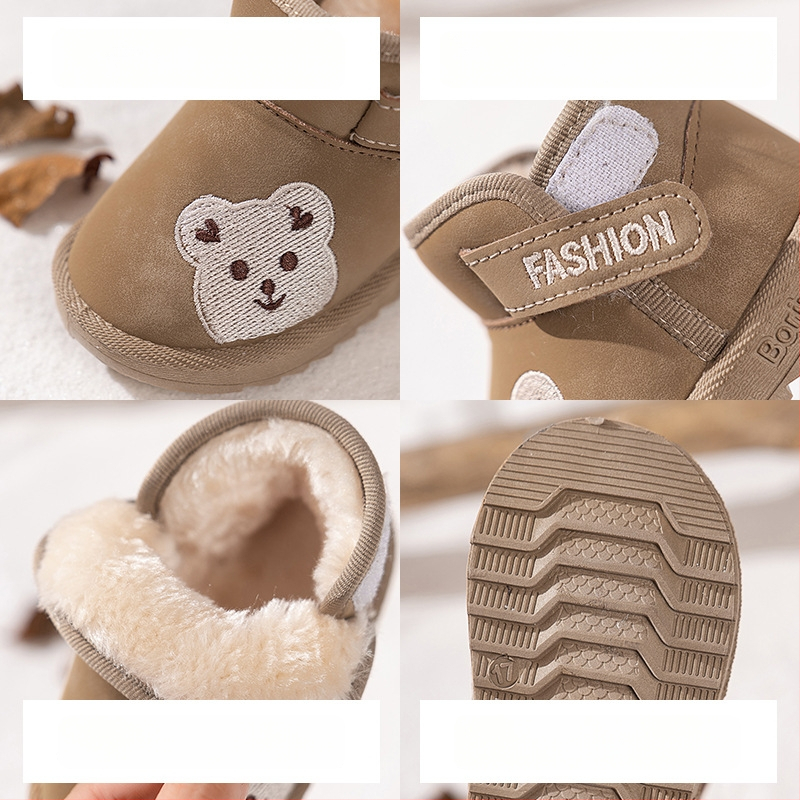 Členkové topánky z umelej kože HY-4, európsko-americký štýl, pre deti 1-6 rokov