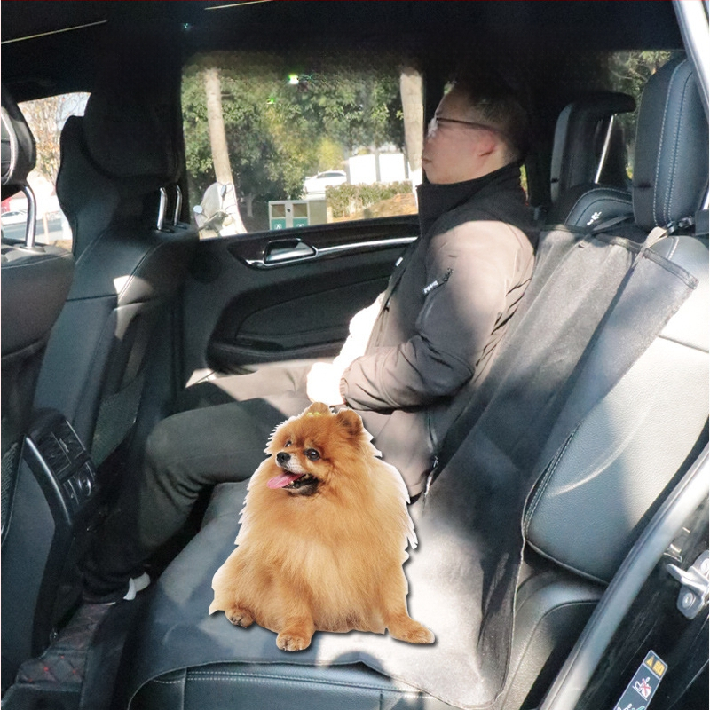 Автомобилна седалкова подложка за домашни любимци за задния ред, кучета, Oxford плат, марка Piao Mei, лицензирана частна марка