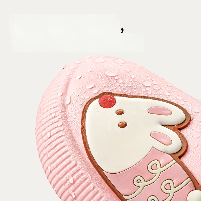 Detské bavlnené papuče — cartoon vzor, EVA horná časť a EVA podrážka, zimné teplo, unisex, vek 4-16 rokov