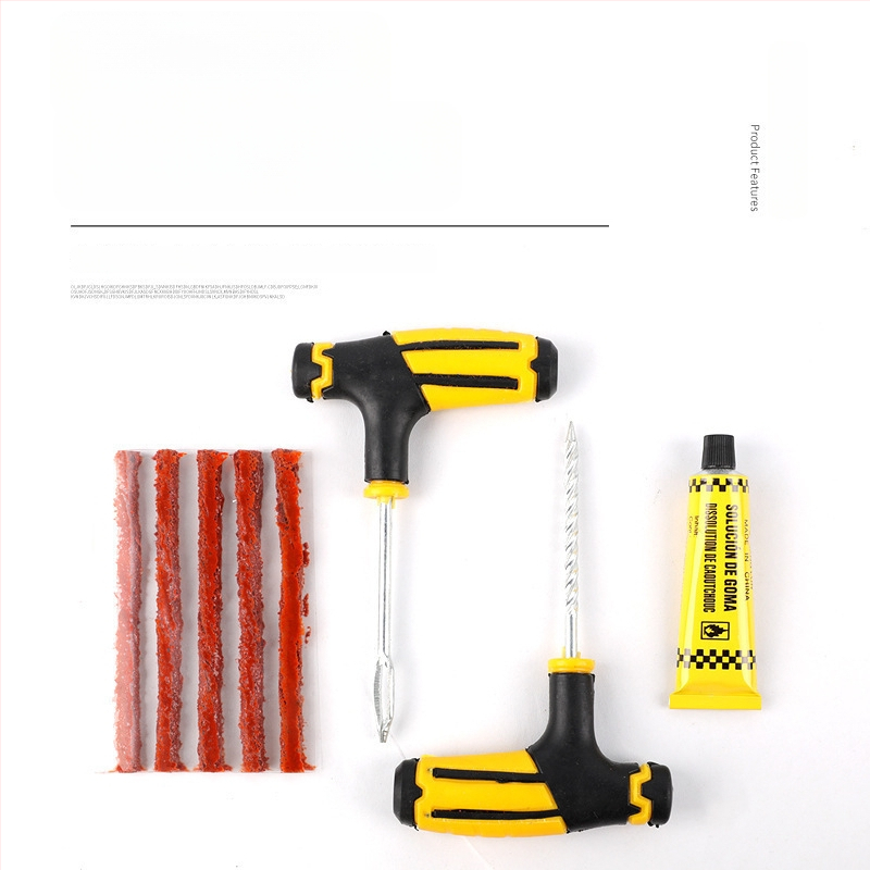 Rehviremonttööriistade komplekt liimiga – Town Head kaubamärk, liimimaterjal, kohandatav töötlemine, privaatse kaubamärgi võimalus