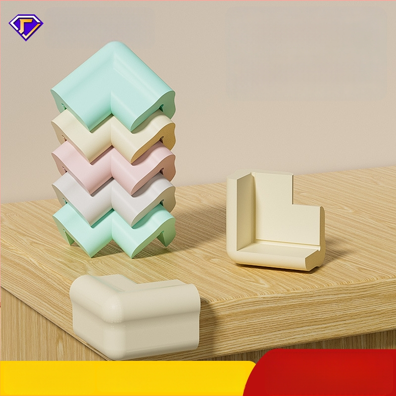 Shield Dad Dieťa stôl roh ochranný roh - Pravouhlý, proti kolíziám, balenie 100 kusov