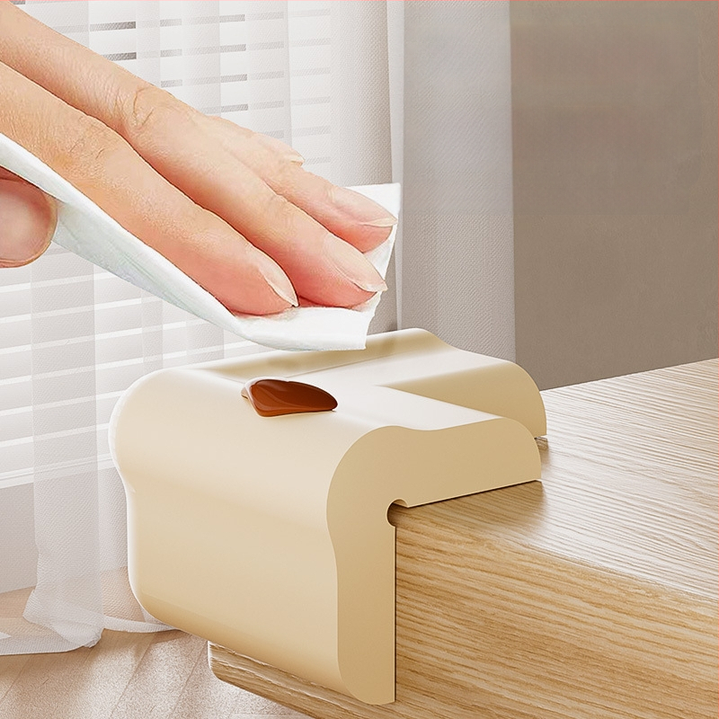 Shield Dad Dieťa stôl roh ochranný roh - Pravouhlý, proti kolíziám, balenie 100 kusov