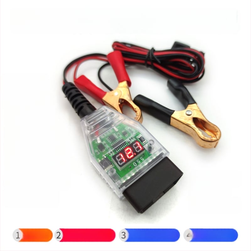 Ling Xiang Auto OBD Nástroj na výmenu batérie s nepřerušovaným napájaním – 12V ABS, pre vozidlá, Detekcia únikov, Prispôsobiteľný