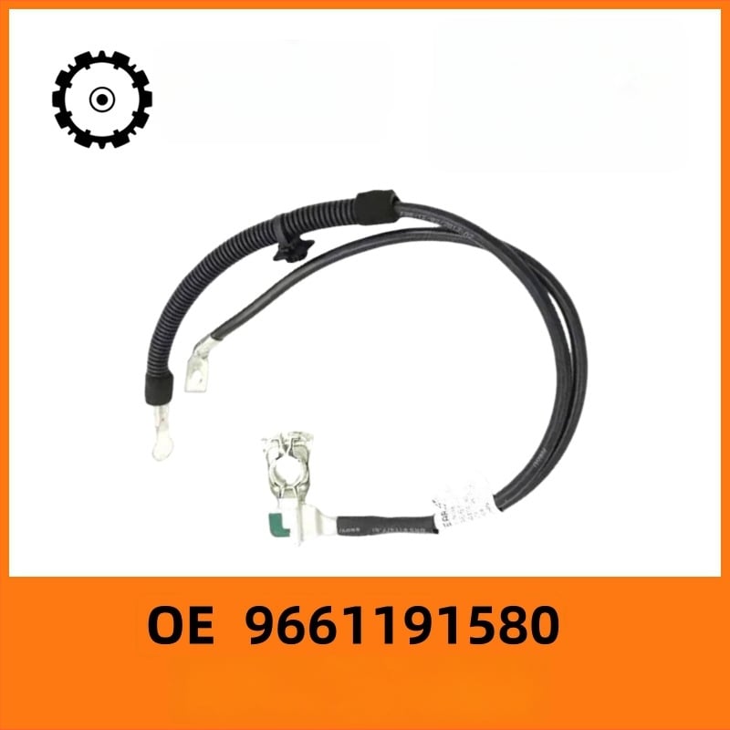 Záporný kábel batérie s poistným prepojovacím lankom pre Citroën 307/308/408 – OE 5638SC 9661191580