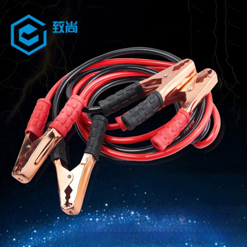 Štartovací kábel do auta s medeným vodičom, model 500A, spracovanie na zákazku, príslušenstvo núdzového balíka pre auto